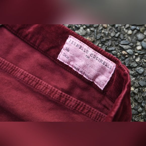 BRUNELLO CUCINELLI Straight Leg Corduroys 50 / 34 - Picture 4 of 8